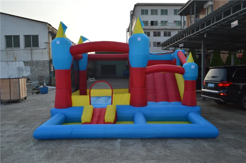 Бесплатная Доставка Мини Вышибала Слайд Надувные Крытая Спортивная Площадка для