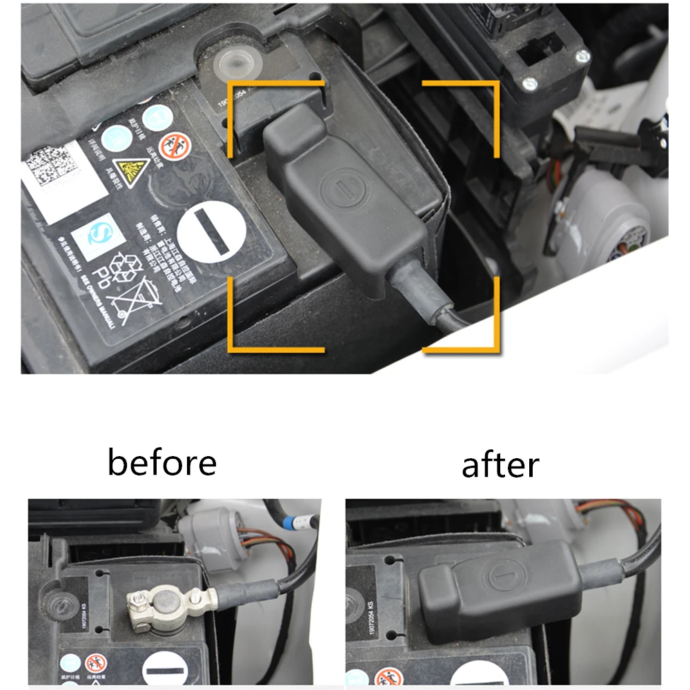 Новинка защитный чехол для автомобильного аккумулятора с отрицательной защитой