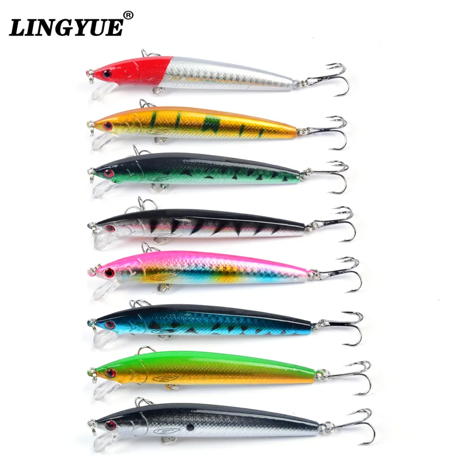 Горячая распродажа! 8 шт./партия твердые пластиковые рыболовные приманки с