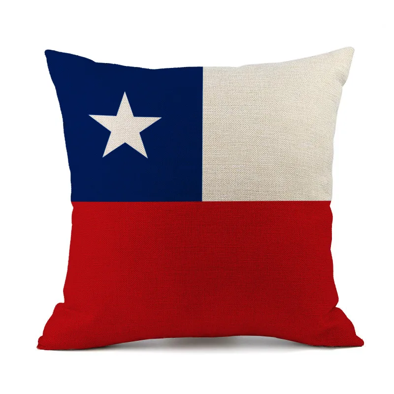 Наволочка с национальным флагом из Бразилии наволочка для подушки льняная