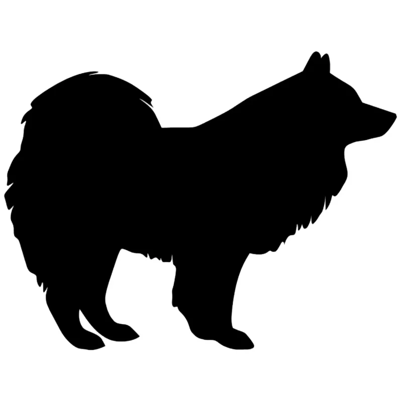12 4*9 5 см Samoye Dog прекрасные наклейки для стайлинга автомобиля персональные