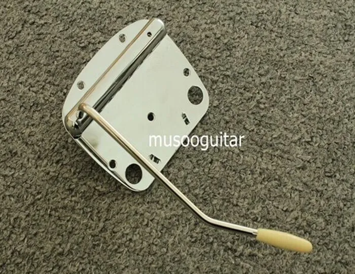 Tremolo Trem Vibrato мостовая и задняя часть с рычагом для Mustang Chrome|Детали аксессуары