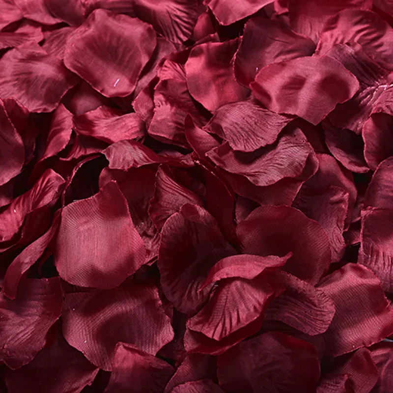 5*5 см 1000 шт лепестки роз для свадьбы аксессуары глоталось De Rosa свадебное