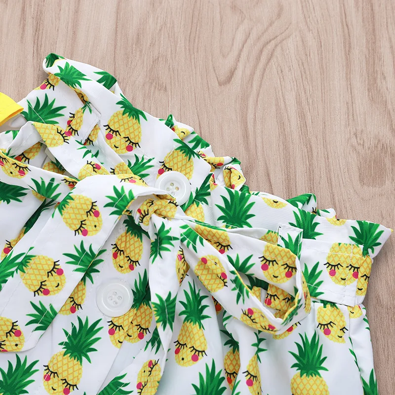 Новое поступление сезон лето 2 шт./компл. детская одежда для девочек укороченный