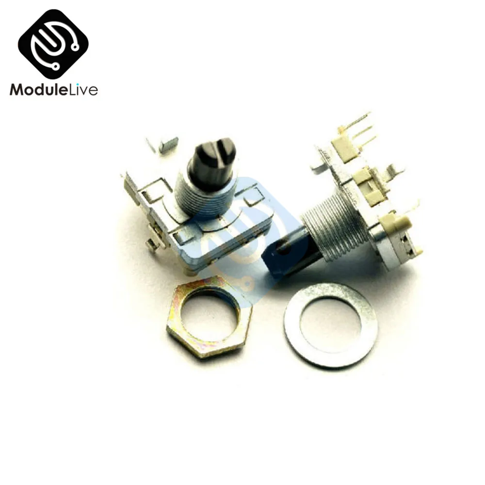 2 шт. поворотный кодировщик EC16 аудио кодирование ручка длинная 15 мм|Детали и