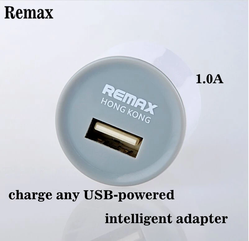 Remax white 240V voltage with 1.0A 1U charger UK and EU standard sockets for family use non-grounding USB socket 3C CE |