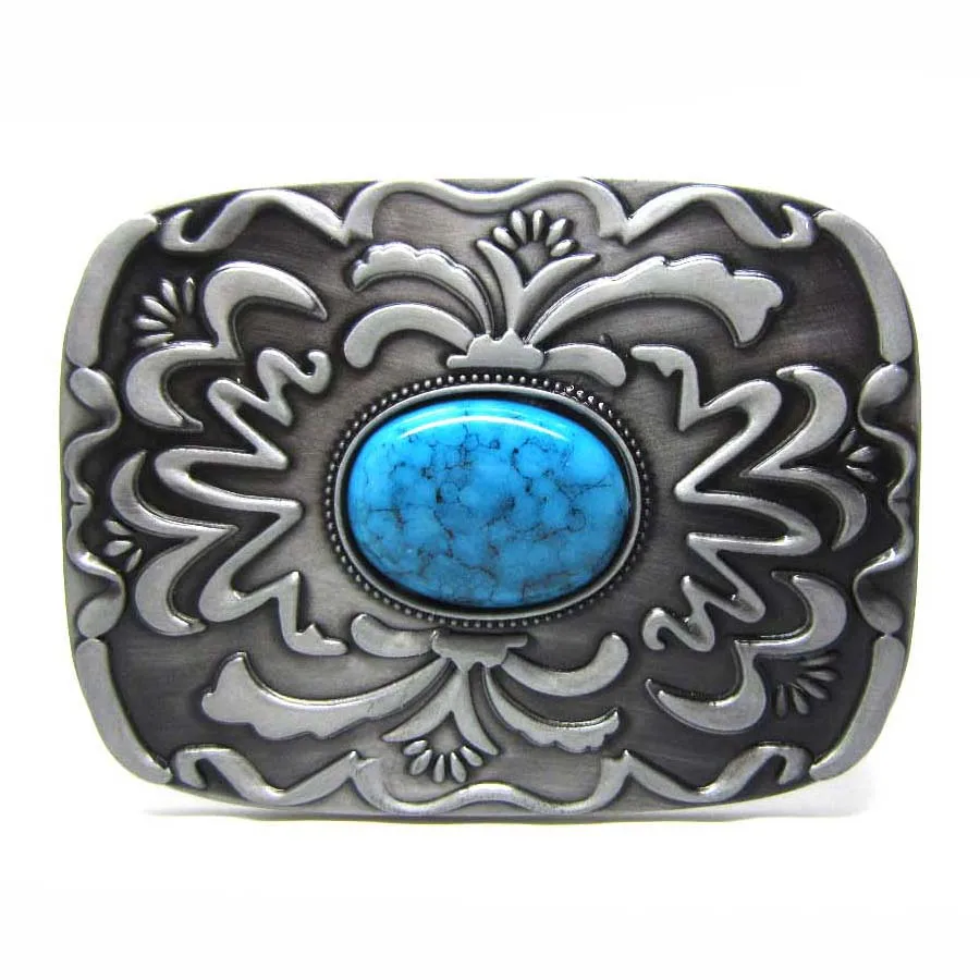 

T-DISOM Design Western Cowboy Stones Belt Buckle With Stones For Mens Women Fashion Accessoreies Suitable For 40mm Width Belt