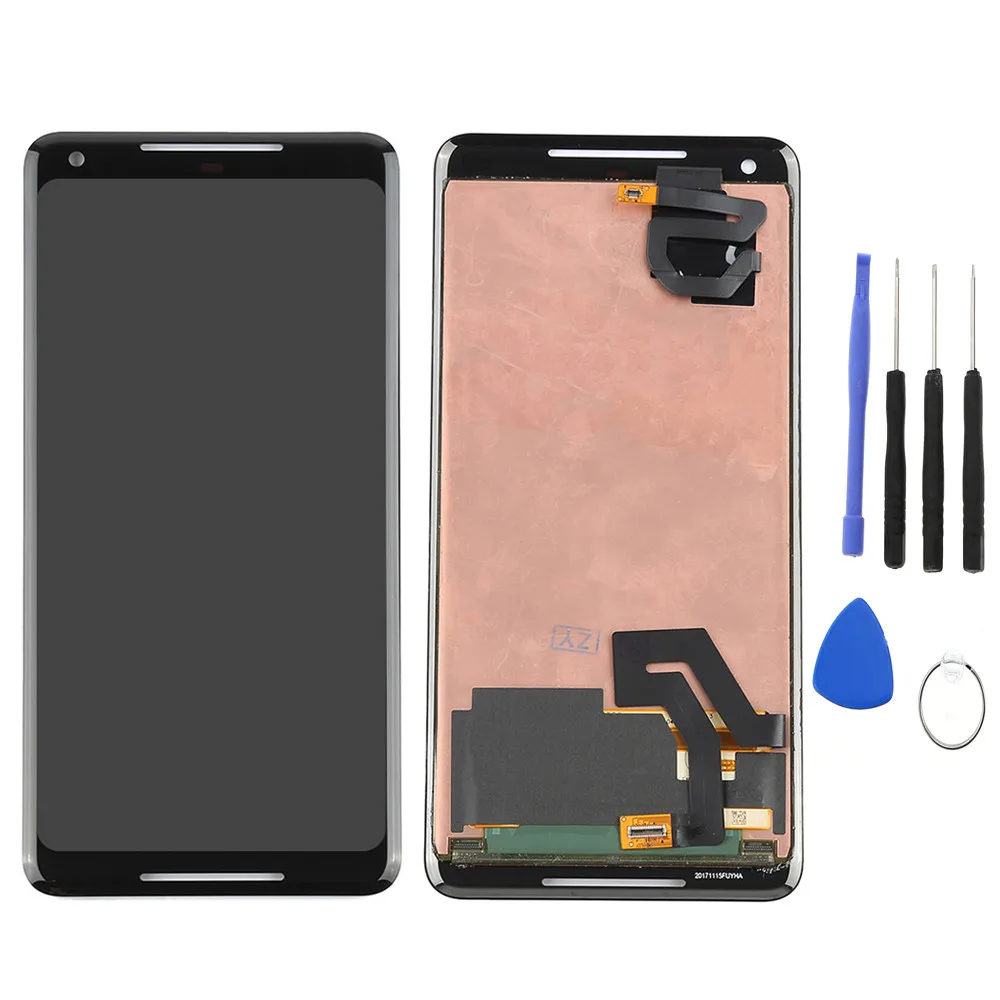 Black Pixel 2 XL LCD AAA для Google Pixel 2 экран XL сенсорный экран для Pixel 2 ЖК-дисплей Замена дигитайзера части дисплей для Pixel 2 XL ЖК-дисплей - Цвет: Black Pixel 2 XL LCD