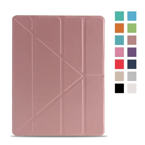 Чехол GOLP для iPad Mini 5 чехол из искусственной кожи и мягкая задняя откидная Подставка Авто Режим сна/Пробуждение Смарт-Чехол для iPad Mini 4 5 - Цвет: Rose Gold