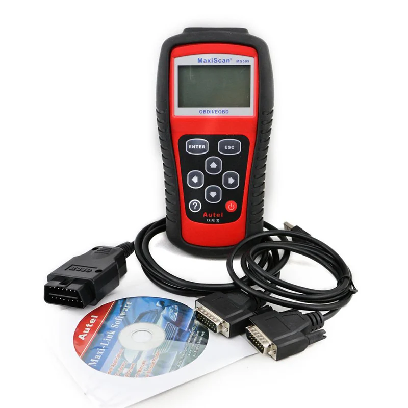 Лучший Бренд Autel MaxiScan Автомобилей Code Reader Maxiscan MS509 OBDII OBD авто OBD2 Сканер MS 509