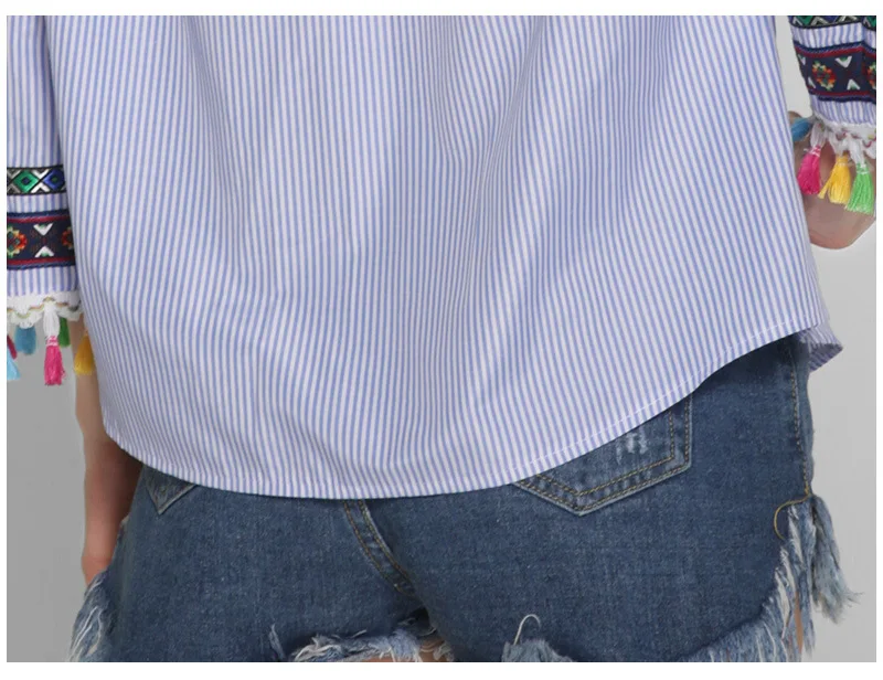 Осень 2017 женская рубашка блузка футболка с кисточками сексуальные топы