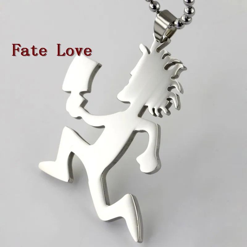 Fate Love 5 предметов в лоте; большие 2 дюйма Hatchetman Шарм ПМС из вулканической лавы Мужская подвеска Juggalo Класс Нержавеющая сталь кулон Подвески Серебро