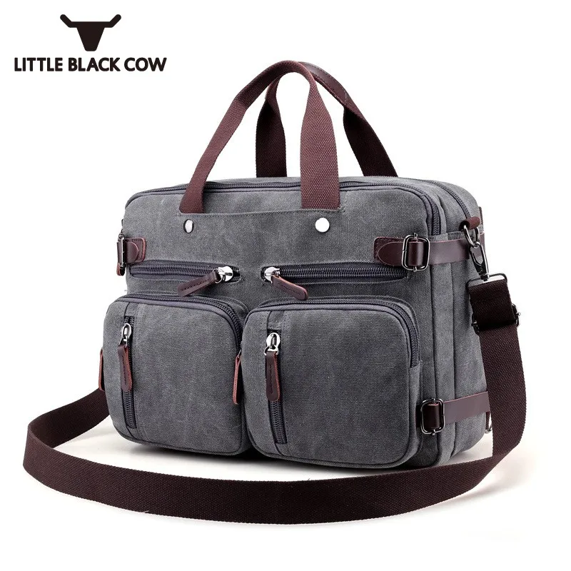 

Travel Duffle Vintage Canvas Laptop Backpack Female Multifunction Travel Bag Male School Satchel Large Capacity Casual Bagpack