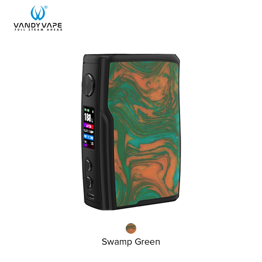 Swamp Green (Resin) Vandy Vape vwell водонепроницаемый стартер Vape мод совместимый с Vandyvape танк распылитель приложение управление электронная сигарета - Цвет: Swamp Green (Resin)
