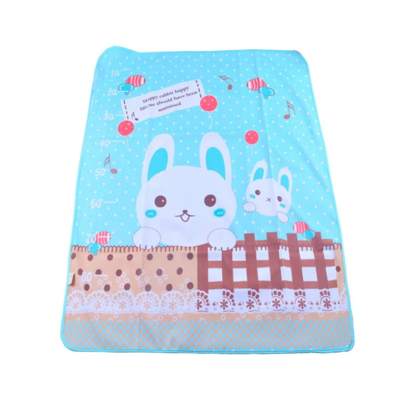 Cute Cartoon Diaper Pad Large Changing Table Baby Boy Girl Stuff New Baby Mattress Cotton Bed Mat Colchoneta Matelas A Langer
