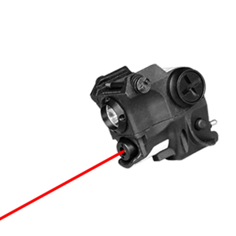 Acecare Promotion Hot Drop shipping 2 in 1 quick detachable pistol mounted red laser flashlight combo handgun | Спорт и развлечения