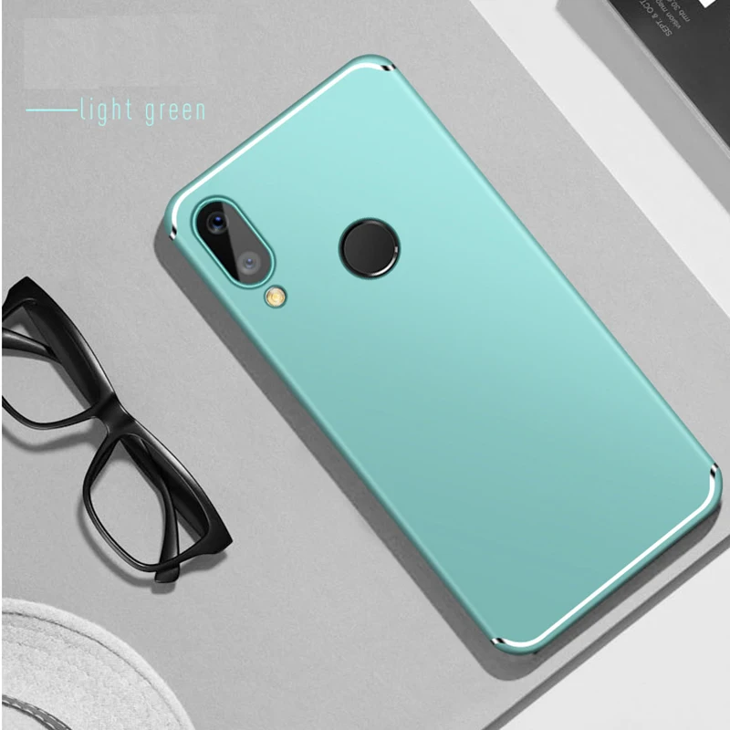Ультратонкий матовый чехол для huawei P20 Pro Lite задняя крышка противоударный ПК