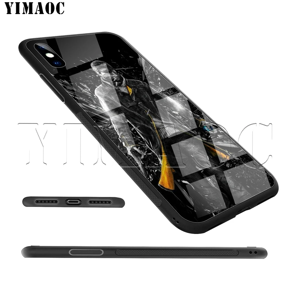 Чехол YIMAOC из закаленного стекла для iPhone 11 Pro XS MAX XR X 8 7 6 6S Plus|Бамперы| |