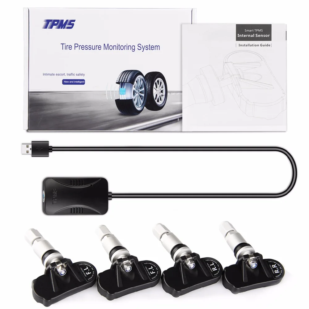 4 шт./комплект новейший TPMS датчик шин для автомобиля Android DVD Автомобильный
