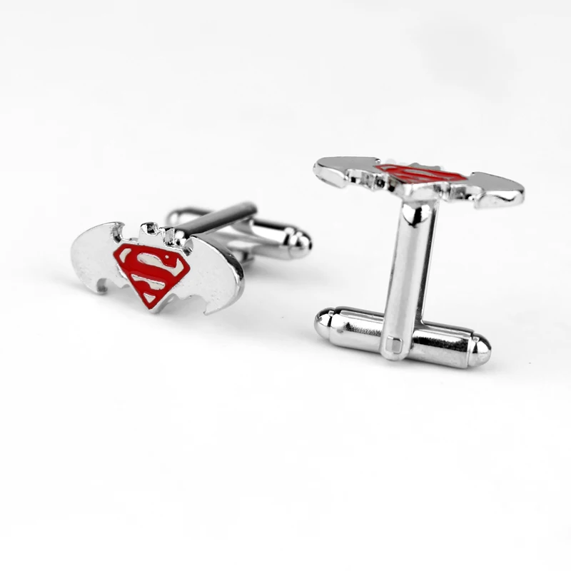Мстители супергерой Супермен талисманы запонки высокого качества для мужчин