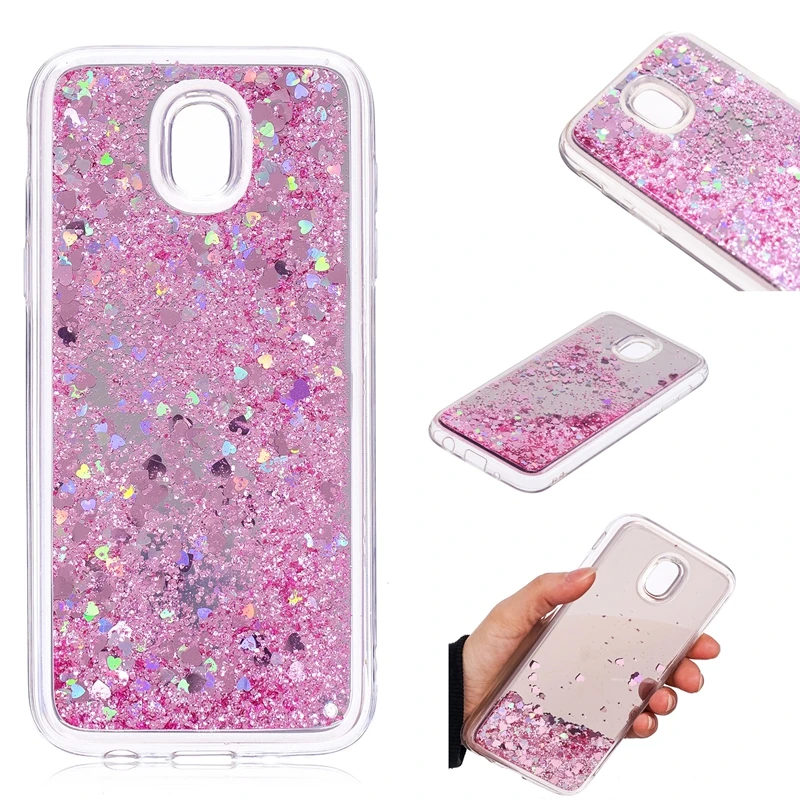 Liquid Case for Samsung Galaxy J5 Pro J530 J3 J330 Back Cover Bling Mirror Funda |