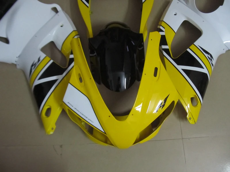 Комплект обтекателей для кузова Yamaha YZF R1 98 99 комплект желтых белых черных