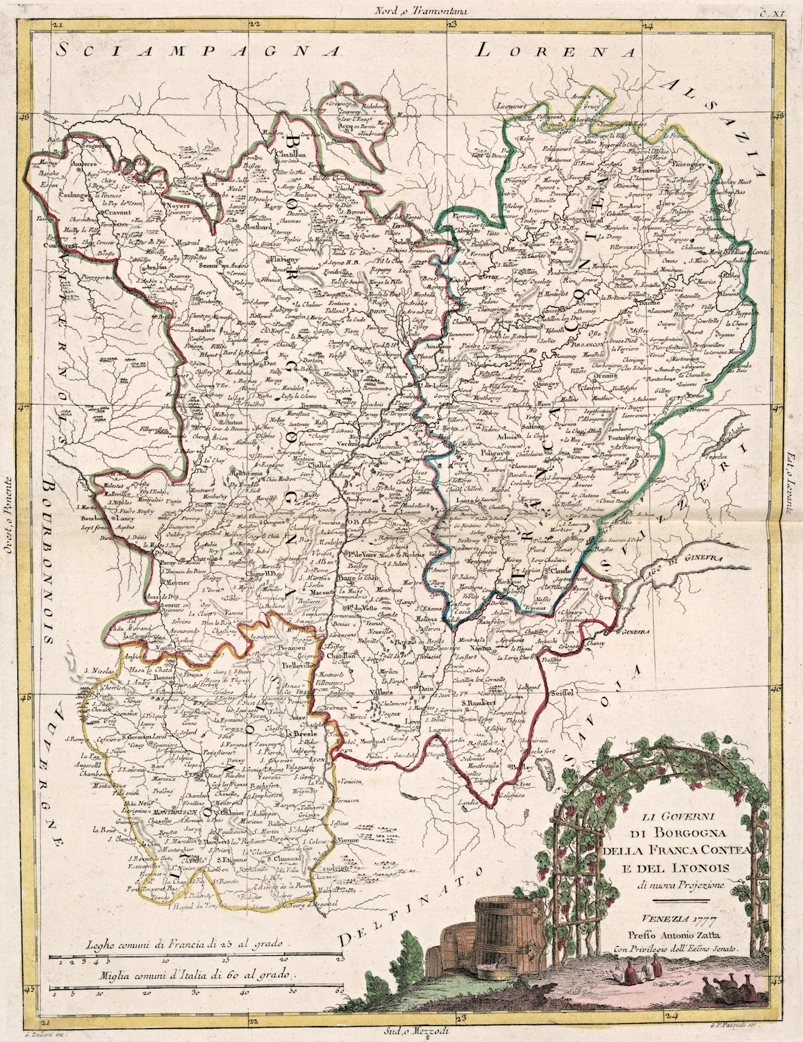 Винтажный постер с картой мира Veduta de Italia (1853) итальянские классические картины на