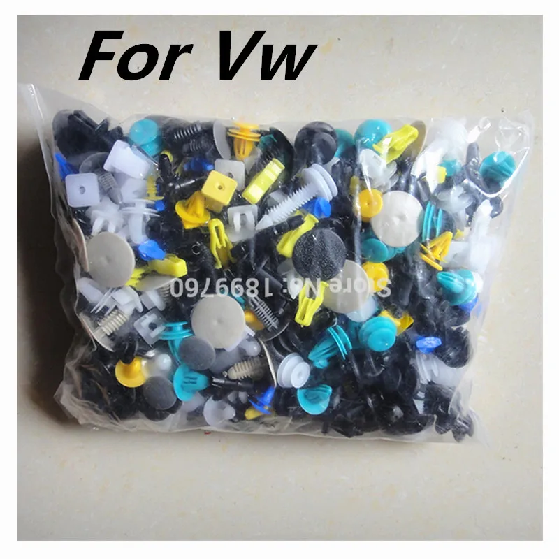 500 шт. заклепки для бампера Vw Beetle Nuevo Gol Saveiro CC Cu. In.|trim panel clips|door trim clippanel clips |