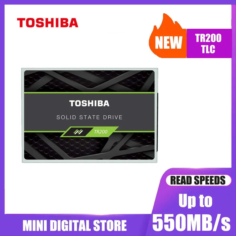 TOSHIBA 240GB твердотельный накопитель OCZ TR200 480 Гб 64 слоя 3D BiCS флэш-памяти TLC 2," SATA III 960 ГБ внутренний жесткий диск для портативных ПК