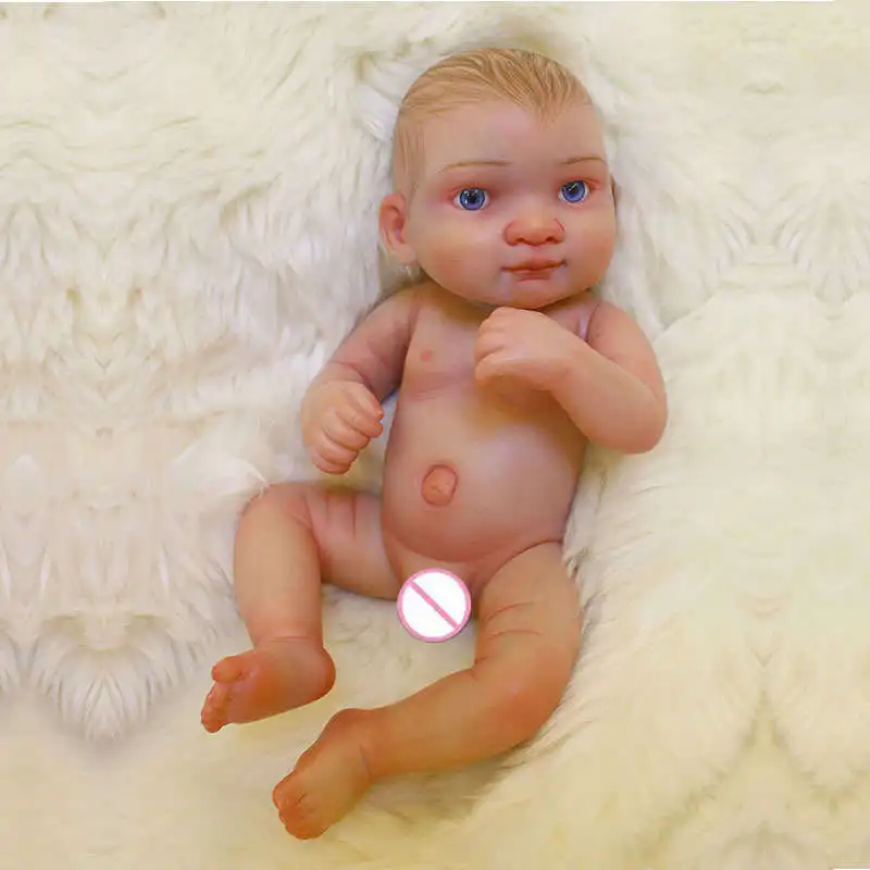 Мода ручной работы Reborn куклы мини девочка подарок 10 дюймов всего тела