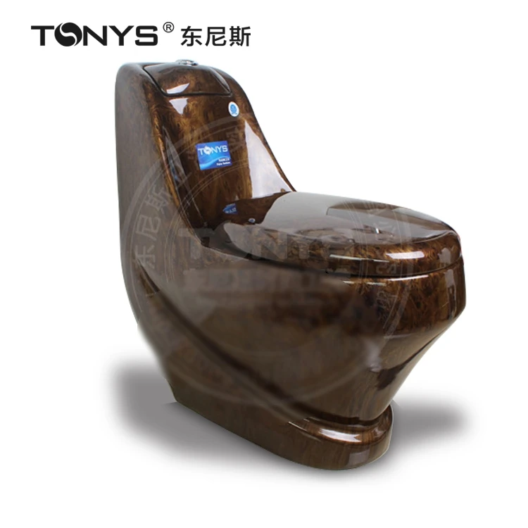 Кофе Цвет туалет цельный темно коричневый Керамика для туалета ванной античный