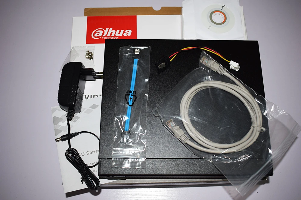 Dahua IP NVR комплект 16CH 4K& H.265 видео рекордер NVR4116HS-4KS2 и 8 шт. IP камера 4MP h.265 IPC-HFW4438M-I2 bracketIR50m IP67