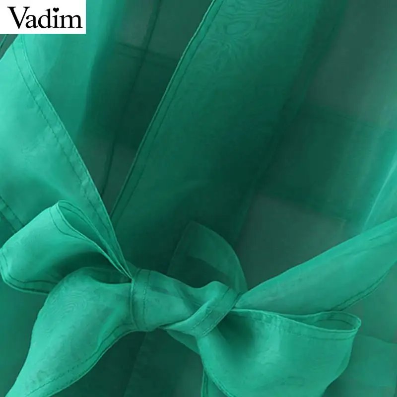 Женское элегантное платье vadim солидный Свободный Длинный Тренч с поясом бабочкой