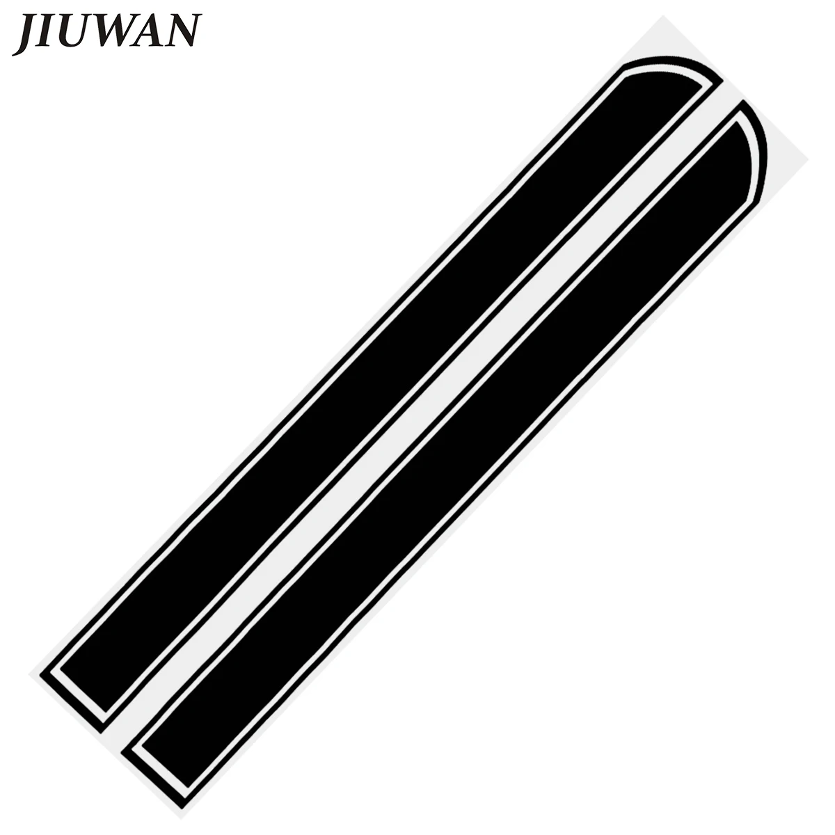 JIUWAN 130*25 см 1 пара автомобиля Стайлинг двигателя наклейка капота набор авто