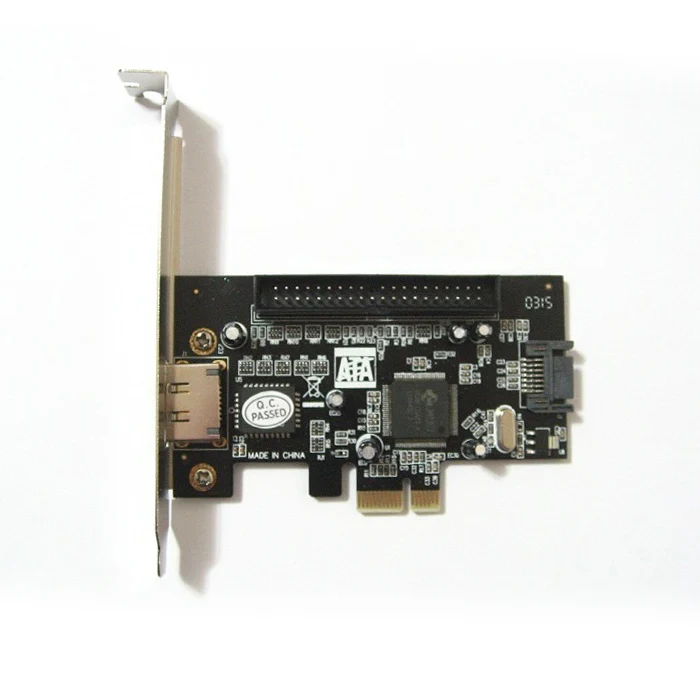Новая карта контроллера PCI e Express IDE SATA eSATA внутренний внешний адаптер