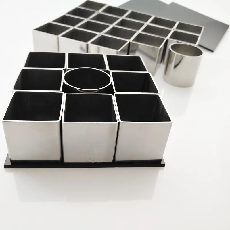 SHENHONG POP Cube 3D формы для торта, формы из алюминиевого сплава, мусс для мороженого, шоколада, десерта, художественная сковорода, формы для выпечки, кондитерские изделия