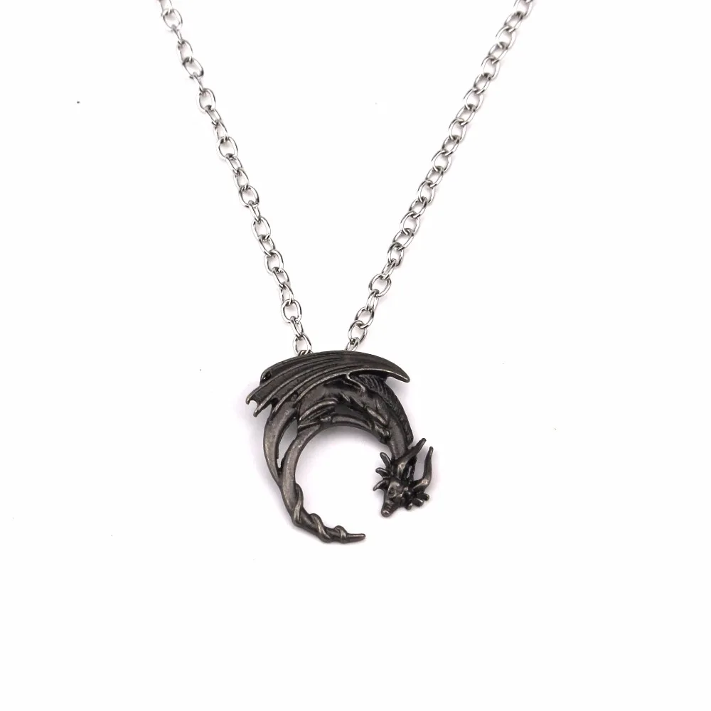 Новинка, подвеска "Игра престолов", винтажный аксессуар, кельтский дракон/Smaug, ожерелье с цепочкой, подвески