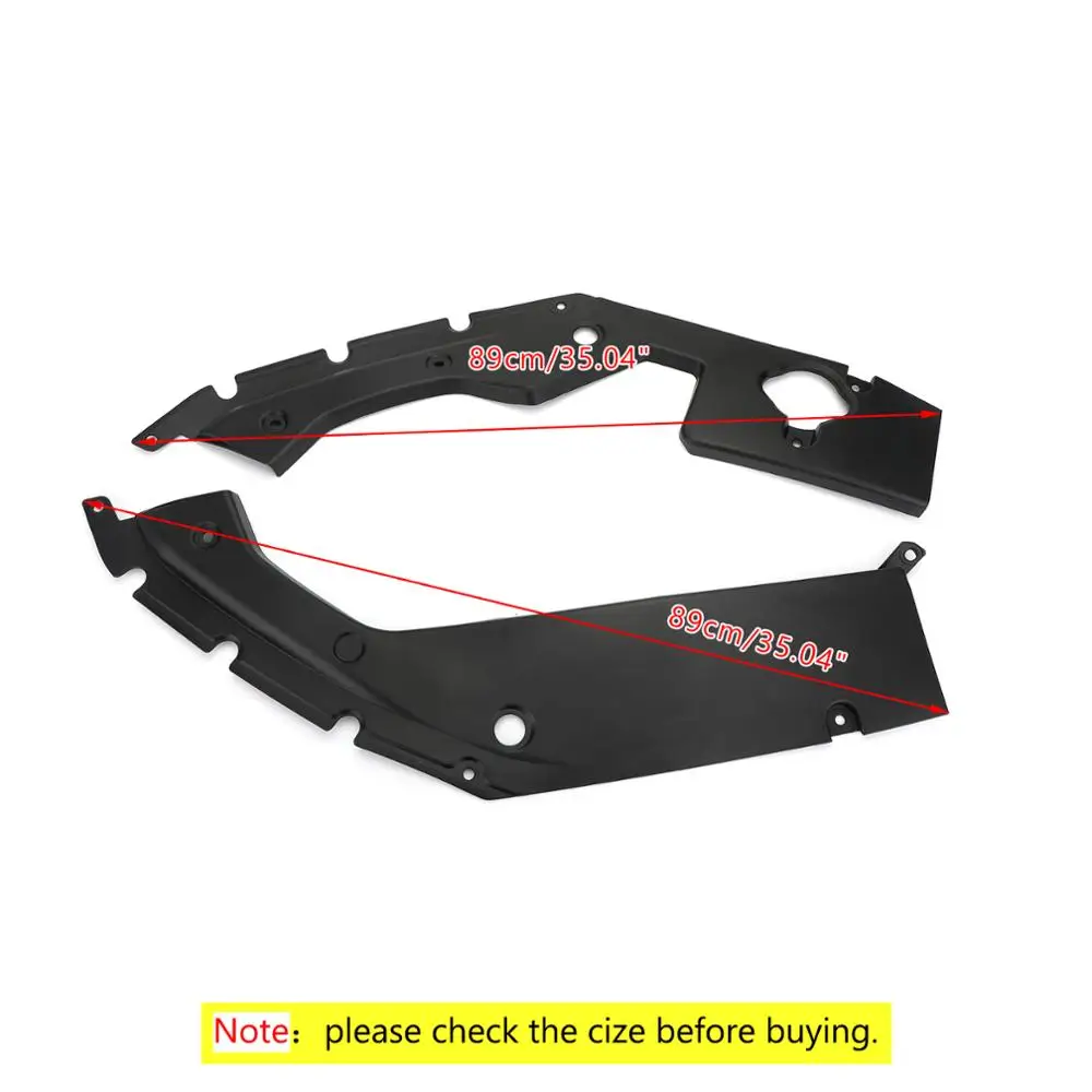 Areyourshop 2X двигатель Bay боковые панельные крышки заменить планки для Honda Civic 10th Gen- двигатель Bay боковые панельные крышки планки