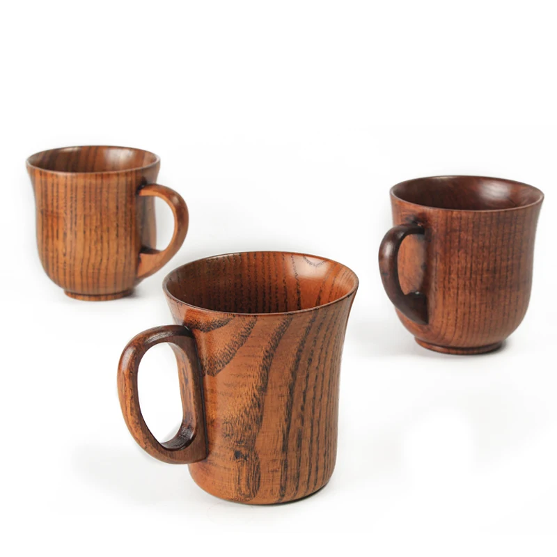 200 мл винтажная деревянная чашка японская термостойкая кофейная кружка на