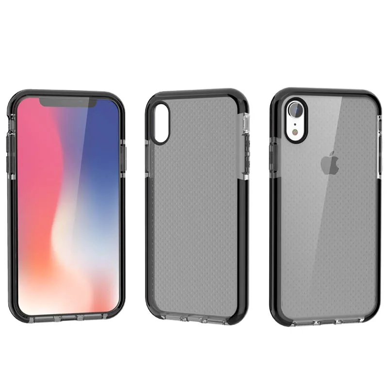Брендовый защитный противоударный чехол-сетка для iPhone XS MAX XR 8 Plus 7, мягкий чехол из ТПУ для iPhone 11, чехол для телефона