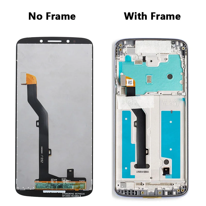 Для Motorola Moto G6 играть ЖК-дисплей XT1922-5 Дисплей рамка Сенсорный экран digitizer