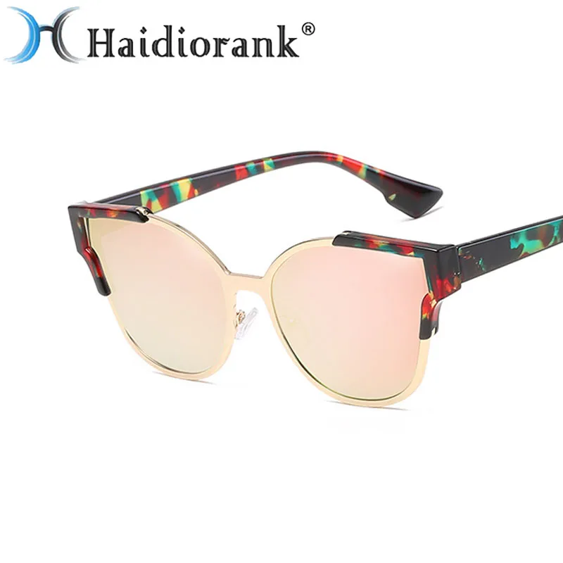 Кошачий глаз солнцезащитные очки женщин Брендовая Дизайнерская обувь 2017 ретро