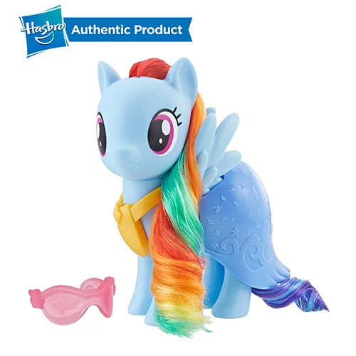 E5610-RAINBOW DASH FurReal Friends, My Little Pony платье с пони из мультфильма «Мой Маленький Пони» на шнуровке пони ассортимент 6-дюймовый Коллекционная кукольный подарок для девочек подарок на день рождения - Цвет: E5610-RAINBOW DASH
