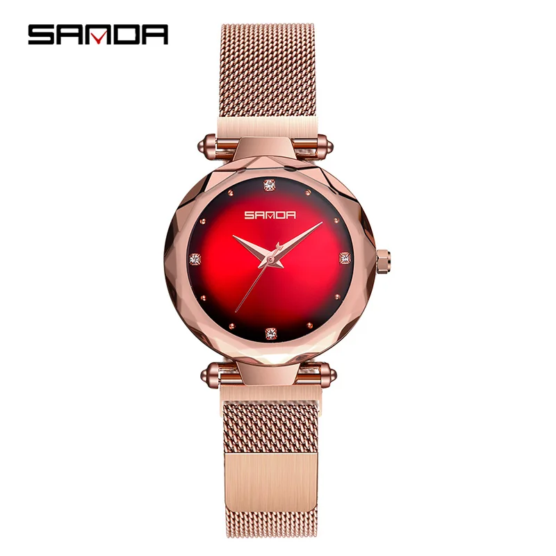 Роскошные женские часы магнитные звездного неба модные кварцевые наручные с