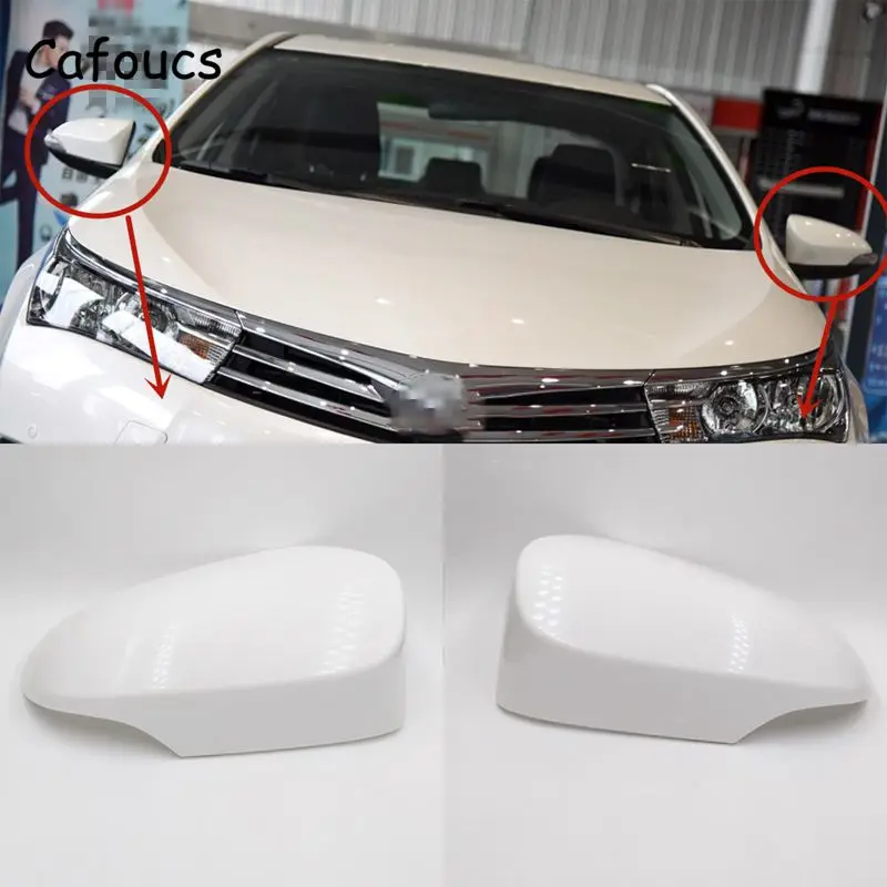 Cafoucs для Toyota Corolla крышка зеркала заднего вида аксессуары 87945-02930 87915-02930