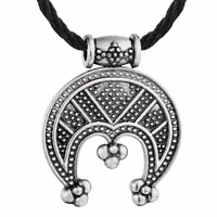 nostalgia crescent slavic pendant tricorn lunula female protective amulet gothic jewelry mens necklace chain women accessories
