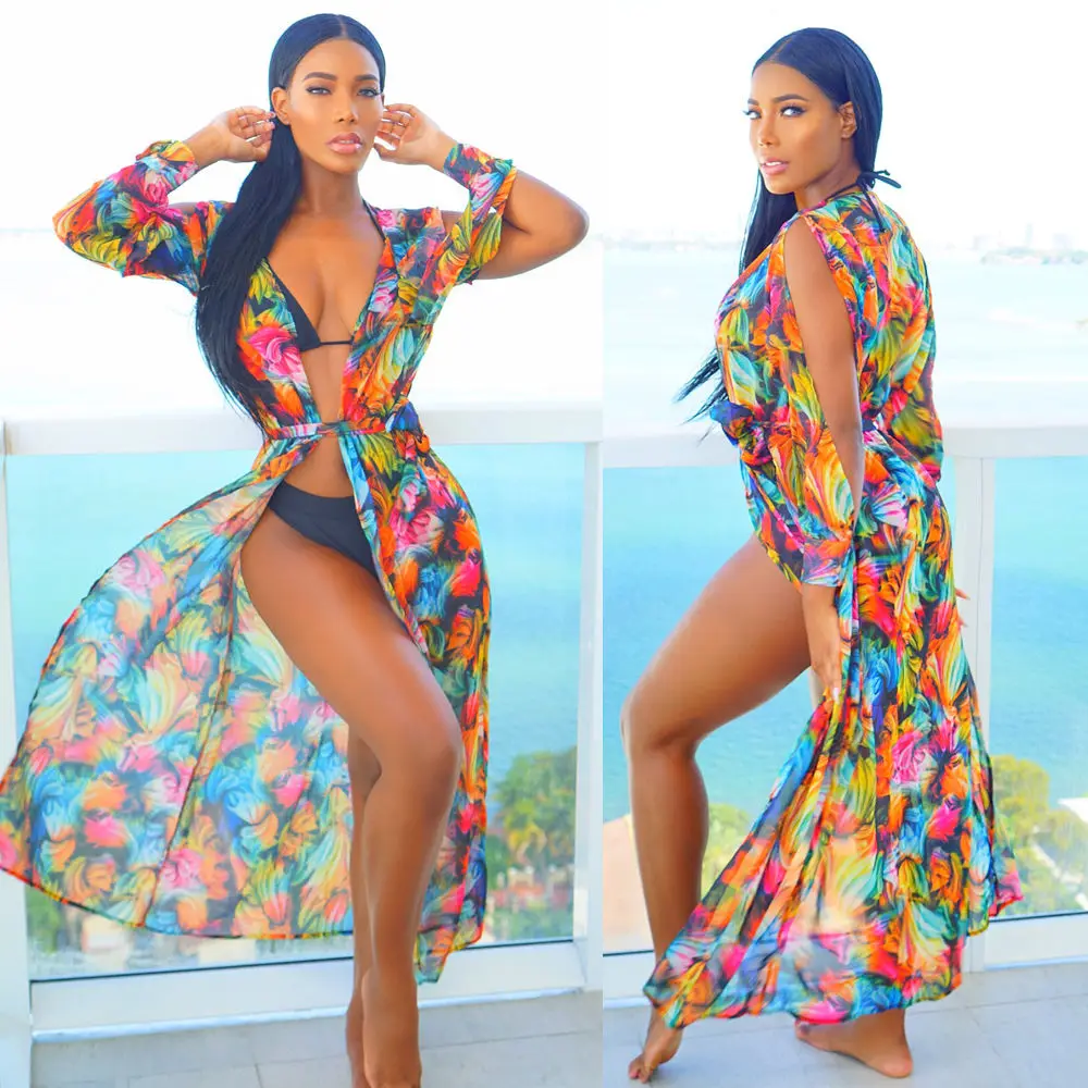 Лето 2017 женский купальный костюм кружевной купальник бикини накидка платье|swimwear