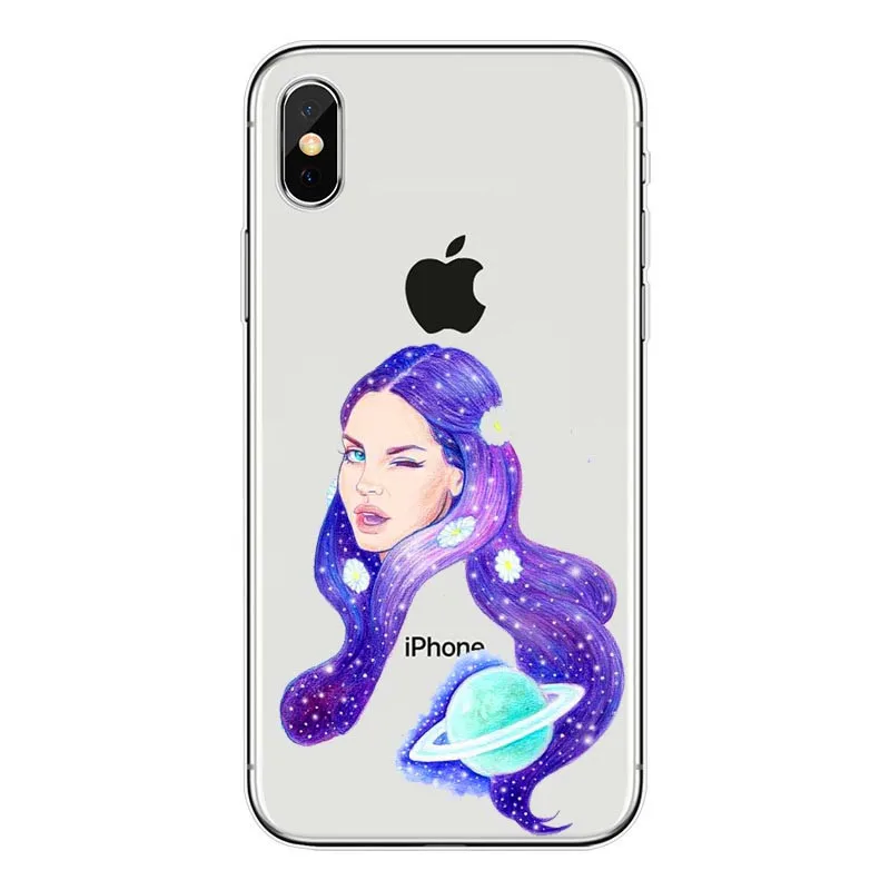 Сексуальная Певица модель Лана Дель Рей с надписью &quotпрозрачный мягкий