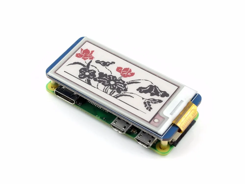 

Raspberry Pi Zero W Package E Basic Development Kit Micro SD Card, Power Adapter, 2.13inch e-Paper HAT, and Basic Components