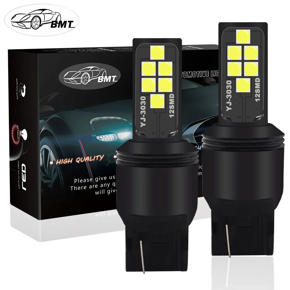 BMT аксессуары лампочки для авто T20 W21W W21 led лед габариты светодиоды светодиодные